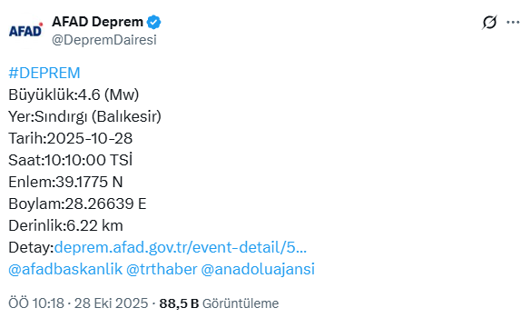 Balıkesir beşik gibi sallanıyor! Peş peşe 2 deprem daha