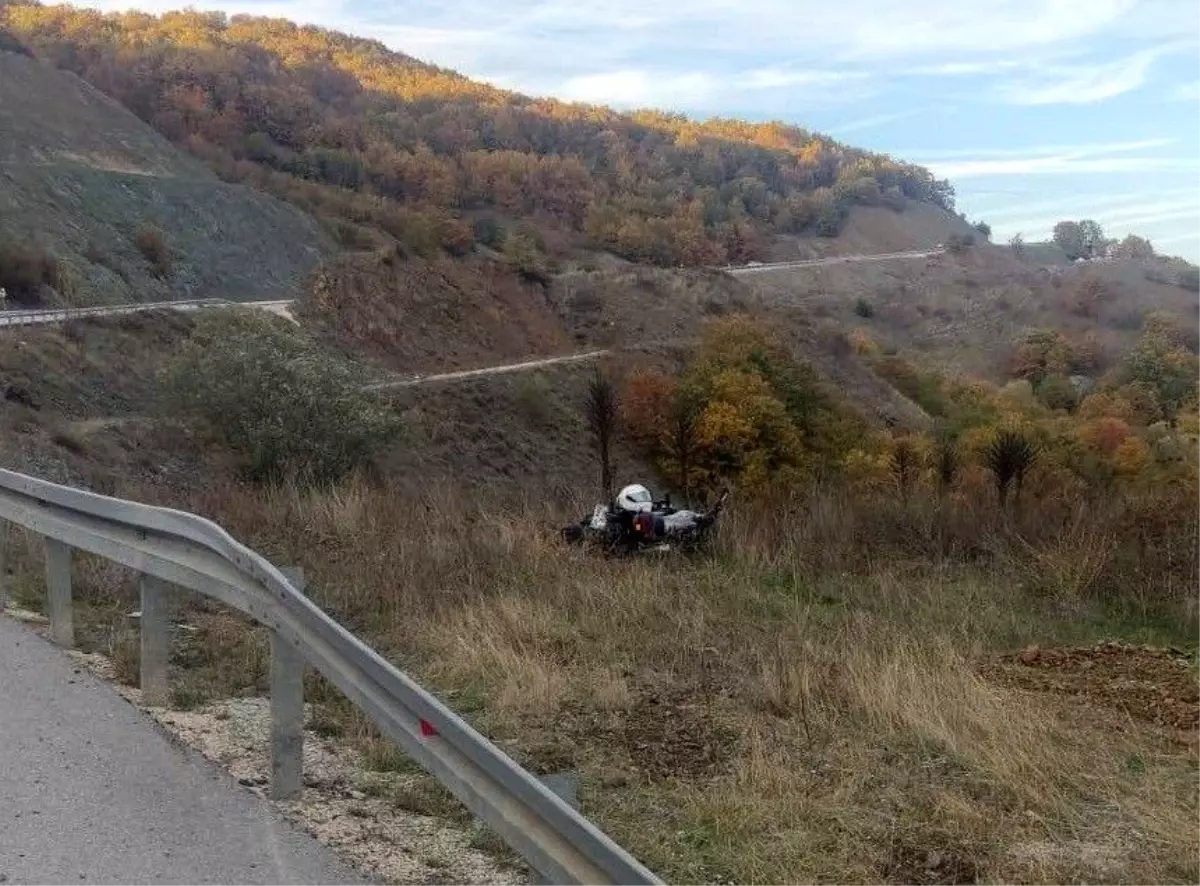 Bilecik'te Motosiklet Kazası: Sürücü Yaralandı
