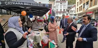 Çaykara'da Gazze Yararı İçin Kermes Düzenlendi