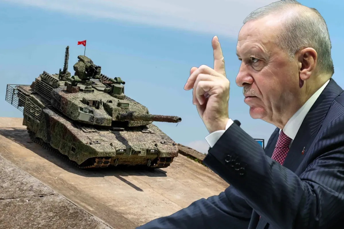 Erdogan na slovesnost ob predaji tankov Altay prispel s posebno različico vozila Togg