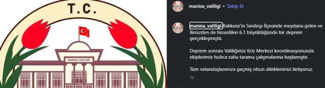 Deprem olan illerde okullar tatil edildi mi, 28 Ekim Salı Balıkesir, İzmir, Manisa, Aydın, Kütahya, Eskişehir, Uşak okul yok mu?