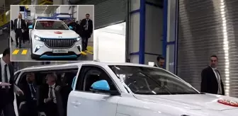 İlk kez görücüye çıktı! Cumhurbaşkanı Erdoğan Altay Tankı törenine limuzin Togg'la geldi