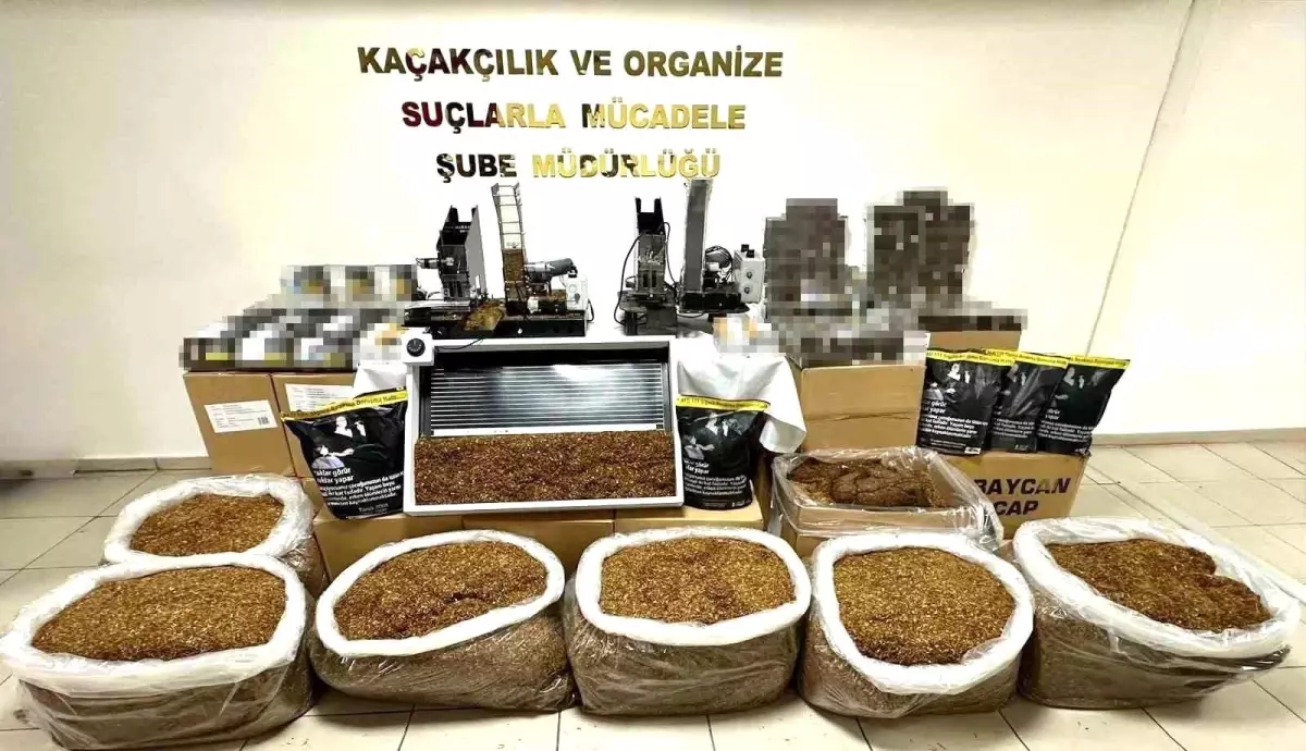 Karabük'te Kaçak Tütün Operasyonu: Çok Sayıda Malzeme Ele Geçirildi