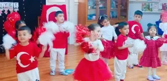 Tokat'ta anaokulu öğrencileri 29 Ekim Cumhuriyet Bayramı'nı kutladı