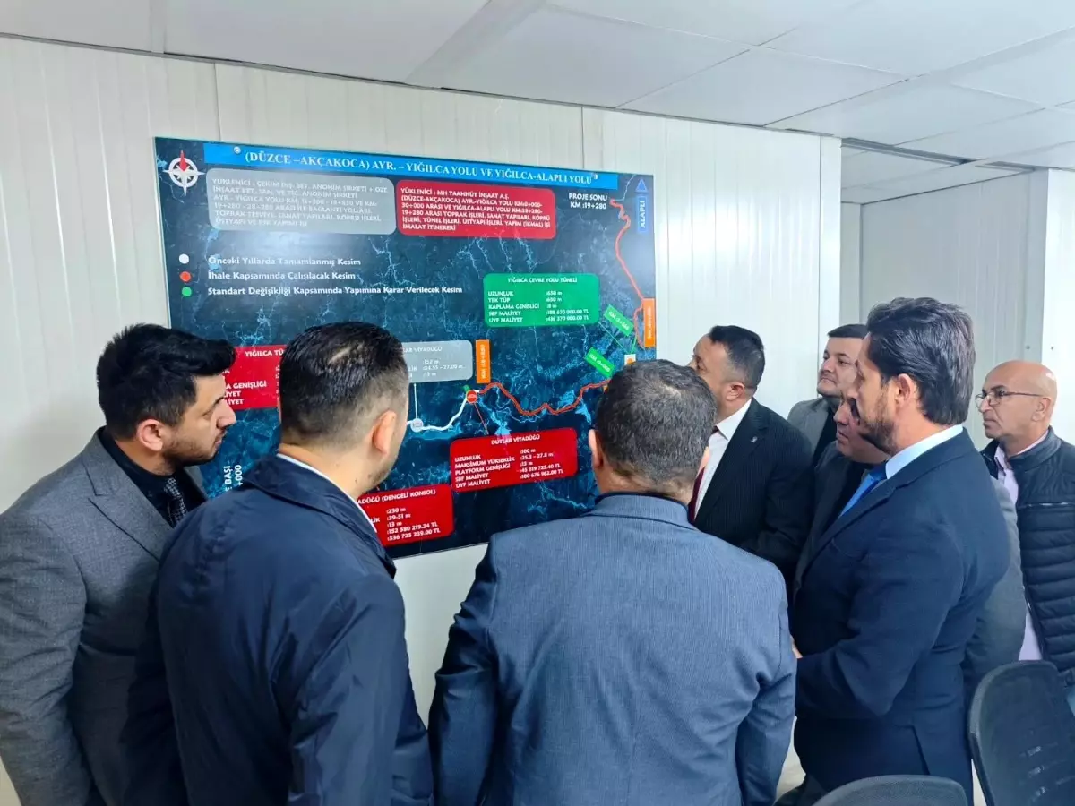 Düzce Yığılca Ulaşımını Kolaylaştıracak Akçaören Viyadüğü İncelemesi