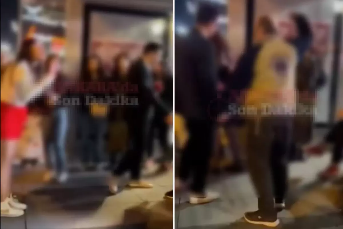 Alkollü şahsın genç kıza söyledikleri, durağı karıştırdı