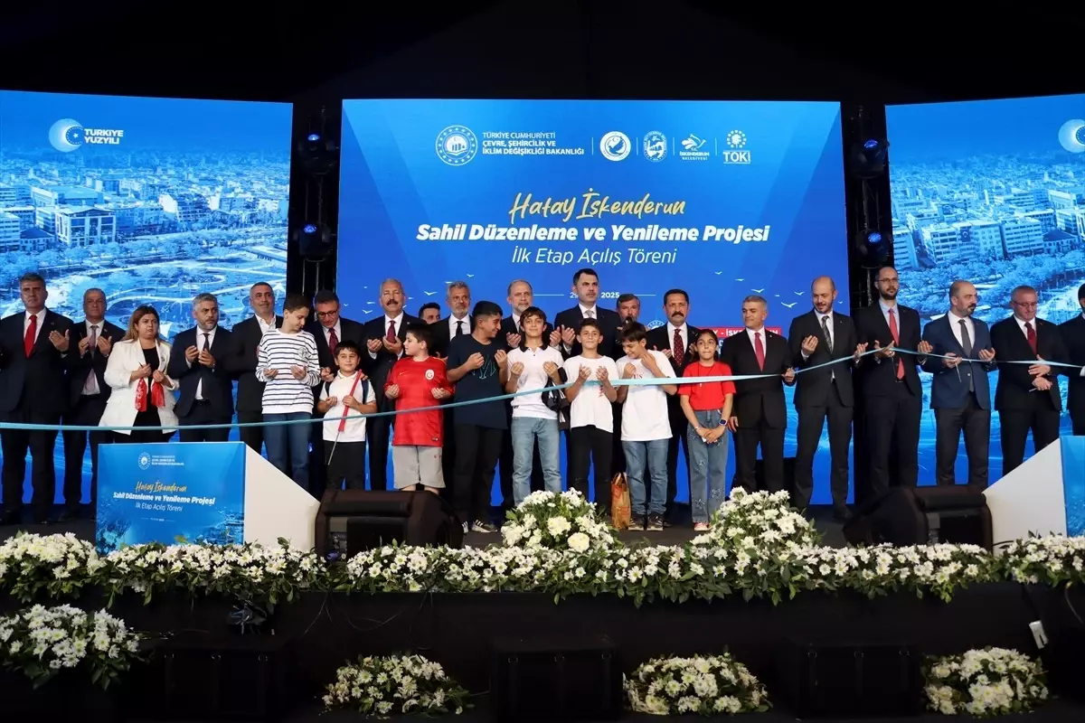 Çevre, Şehircilik ve İklim Değişikliği Bakanı Kurum, Hatay'da açılış töreninde konuştu Açıklaması