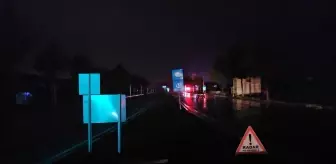 Çorum'da Şiddetli Yağış Elektrik Kesintisine Neden Oldu