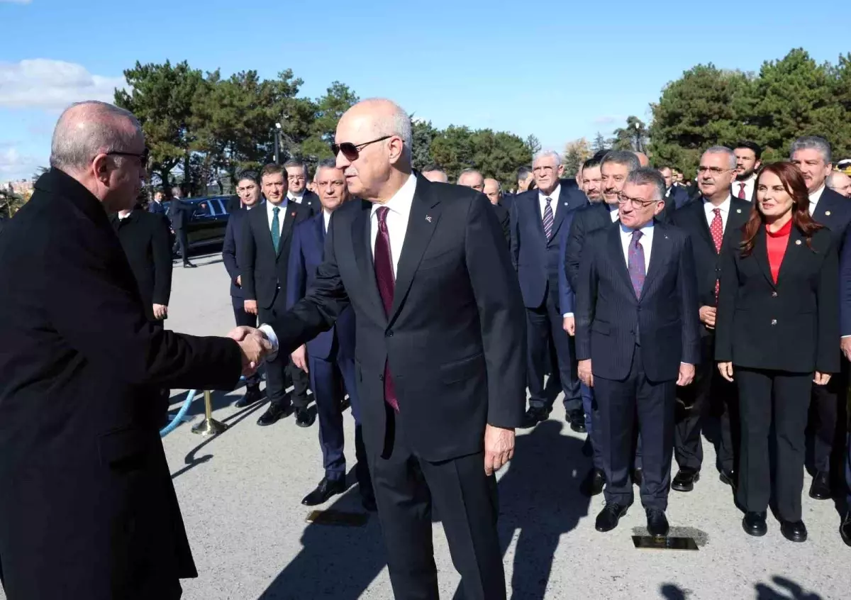 Cumhuriyet Bayramı Anıtkabir'de Kutlandı