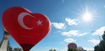 29 Ekim Cumhuriyet Bayramı'nda Sıcak Hava Balonu Etkinliği