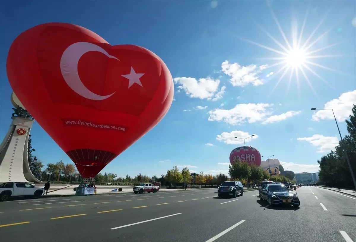 29 Ekim Cumhuriyet Bayramı'nda Sıcak Hava Balonu Etkinliği