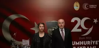 Denizli'de 29 Ekim Cumhuriyet Bayramı resepsiyonu verildi