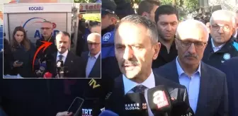 Gebze'de enkazın başına gelen Kocaeli Valisi'ni zora sokan çıkış