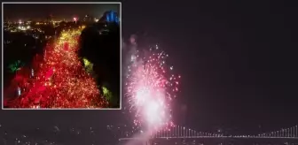 İstanbul'da cumhuriyet coşkusu! Görsel şölen mest etti