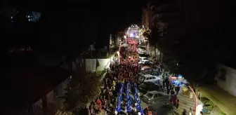 Demirci'de Cumhuriyet Bayramı Fener Alayı Coşkuyla Kutlandı