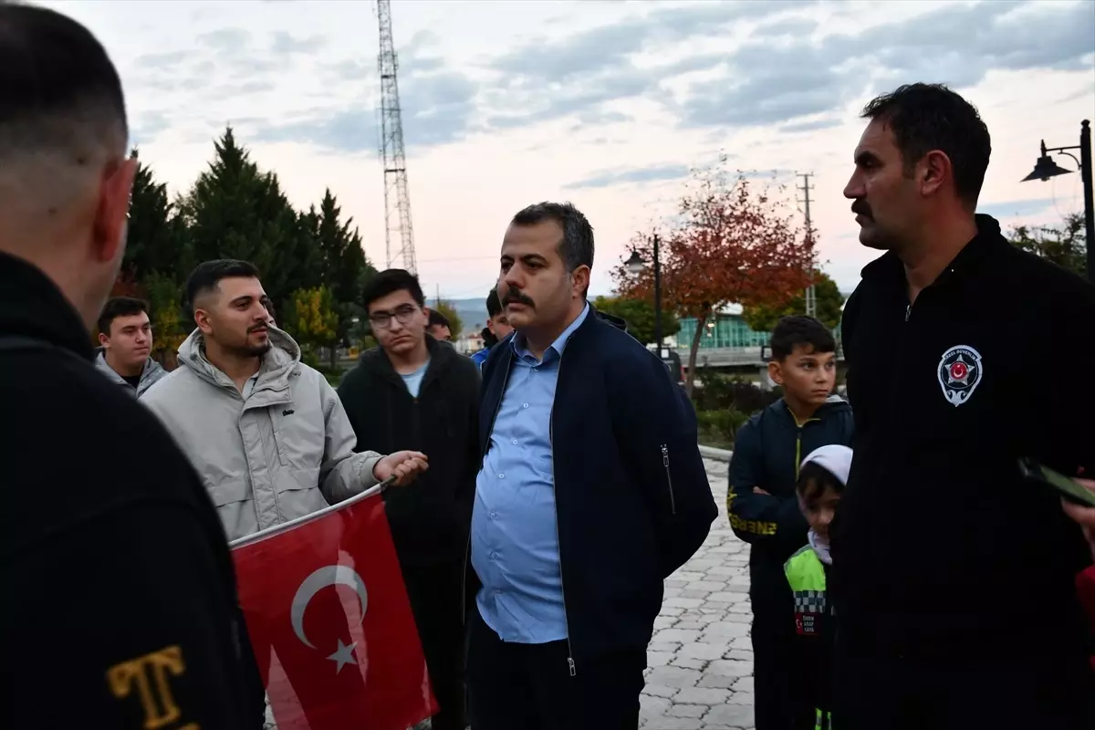 Vezirköprü'de 29 Ekim için Motosiklet Korteji Düzenlendi