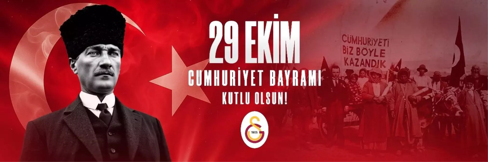 Spor camiasından 29 Ekim Cumhuriyet Bayramı mesajları