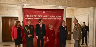 ABD'li siyasi ve askeri yetkililerle yabancı misyon temsilcileri Cumhuriyet resepsiyonunda buluştu