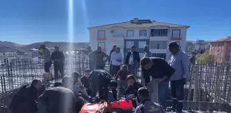 Beton Pompasının Altında Kalan İşçi Ağır Yaralandı