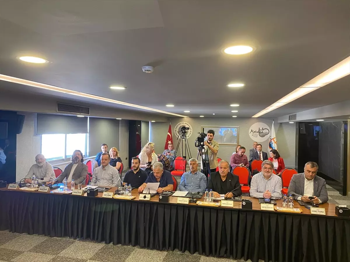 Antalya Ticaret Borsası Ekim Ayı Meclis Toplantısı Gerçekleşti