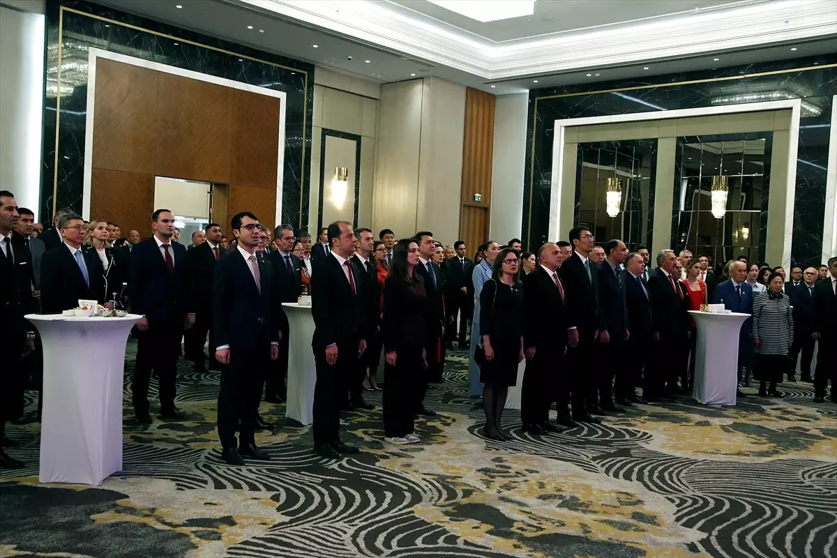 Bişkek'te Türkiye Cumhuriyeti'nin 102. yılı dolayısıyla resepsiyon verildi