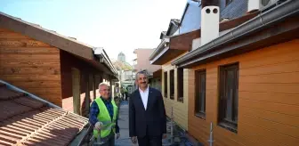 Edirne'nin Dar Çarşısı'nda Restorasyon Çalışmaları Sürüyor