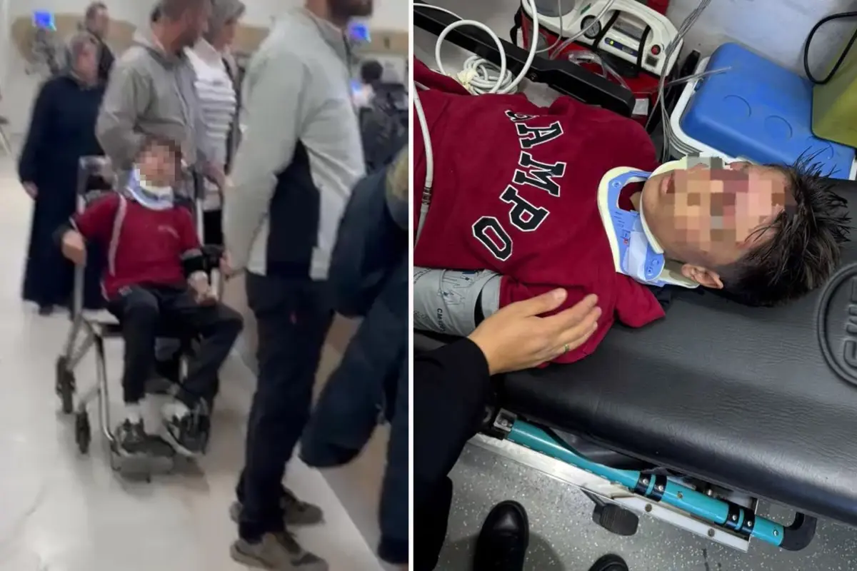 Erzurum'da okul çıkışı merdivenlerde izdiham: 23 öğrenci yaralandı