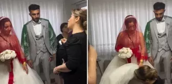 Gelinin annesinden damada soğuk duş! Kızının eteğini kaldırıp...
