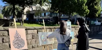 Giresun Üniversitesi Öğrencilerinden Resim Sergisi