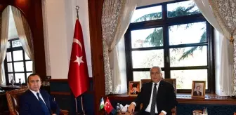 Özbekistan Büyükelçisi Haydarov Trabzon'da Temaslarda Bulundu