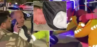 Polisi dövmeye çalışan şahsın sonu: Gardaş tamam