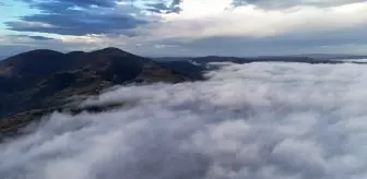 Dürtmen Dağı'nda Sis Denizi Görüntülendi