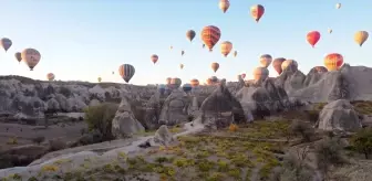 Kapadokya'da Sonbahar Manzaraları Göz Kamaştırıyor
