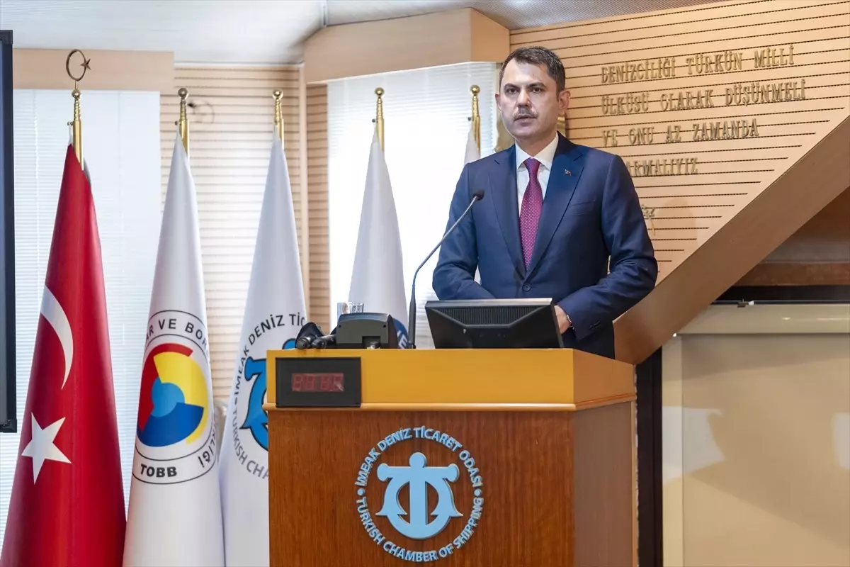 Bakan Kurum, İMEAK Deniz Ticaret Odası Meclis Toplantısı'nda konuştu Açıklaması