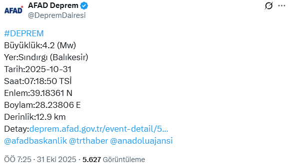 balikesir de bir korkutan deprem daha cevre 19203675 1115 m