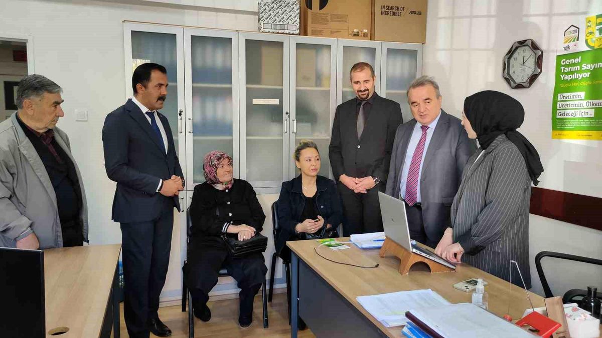2025 Genel Tarım Sayım Kayıtları Bozüyük'te Devam Ediyor