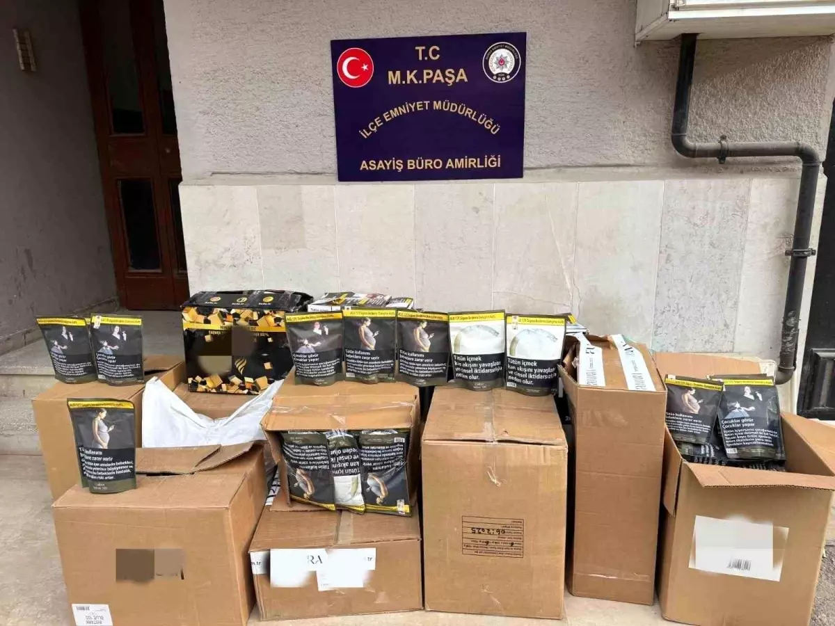 Bursa'da Kaçak Tütün Operasyonu: 23 Bin Makaron Ele Geçirildi