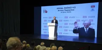 CHP Genel Başkanı Özgür Özel, 'Erdal İnönü'yü Anma Toplantısı'na katıldı Açıklaması