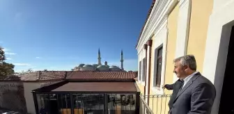 Edirne'deki Havlucular Hanı ve Mezit Bey Hamamı Restorasyonu Devam Ediyor