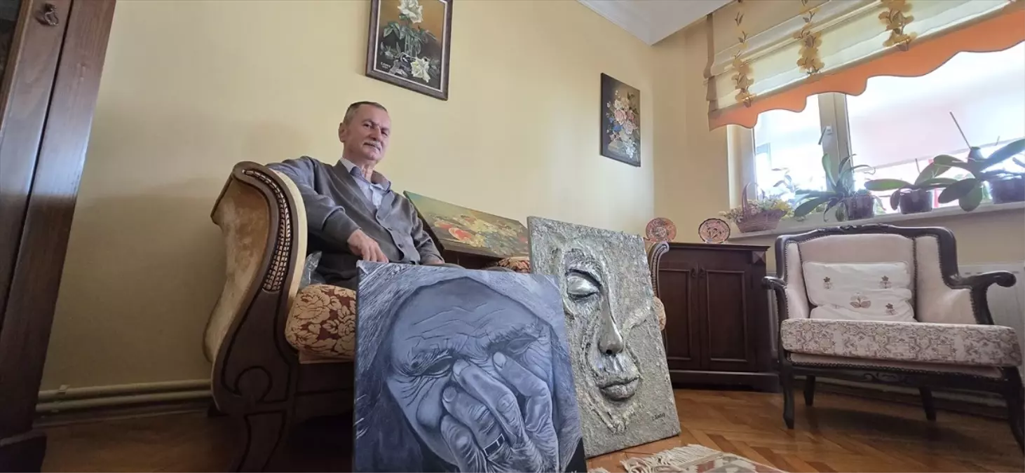 Emekli Tornacı Erhan Kardaş, Resim Tutkusu ile Hayatına Renk Katıyor