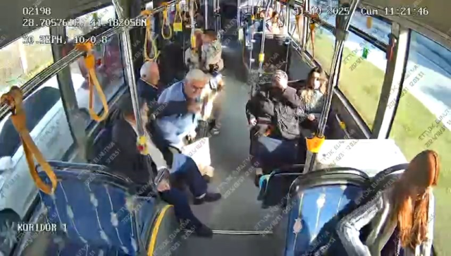 The horror on the IETT bus caught on camera