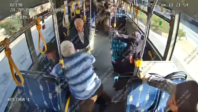 The horror on the IETT bus caught on camera