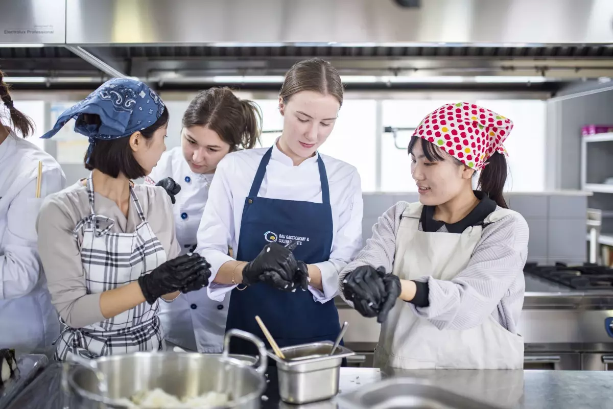 Japon Öğrenciler İstanbul'da Türk Mutfağını Öğrendi
