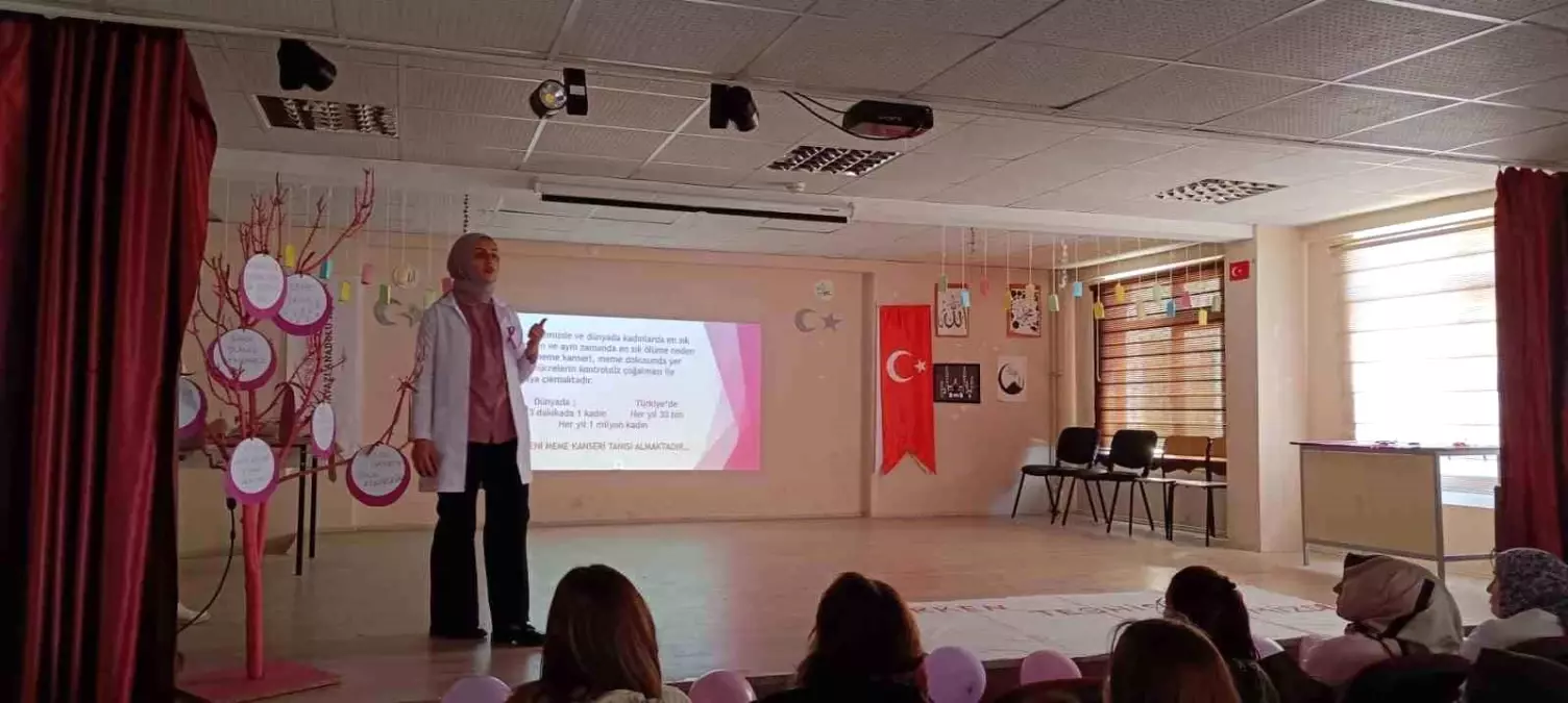 Karayazı Anadolu Lisesi'nde Meme Kanseri Farkındalık Semineri