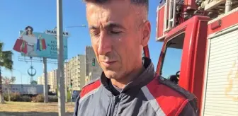 Kızıltepe'de Ağaçta Mahsur Kalan Kedi İtfaiye Ekiplerince Kurtarıldı