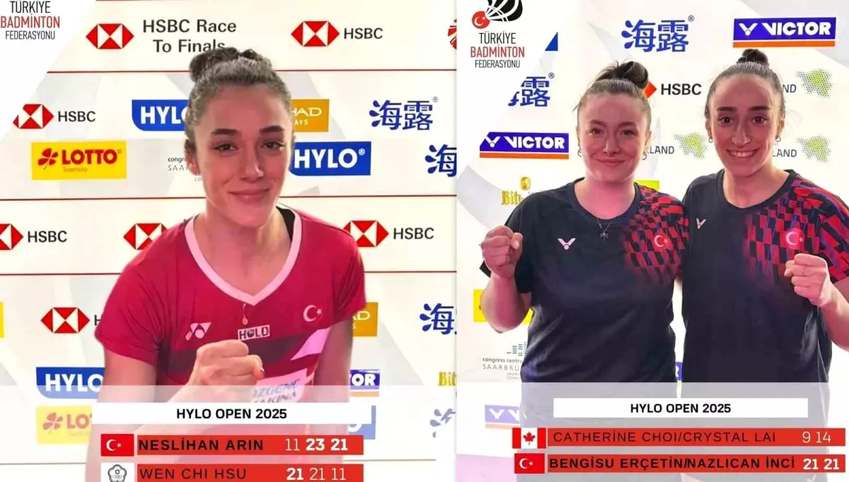 Milli Badmintoncular HYLO Open 2025'te Çeyrek Finale Yükseldi