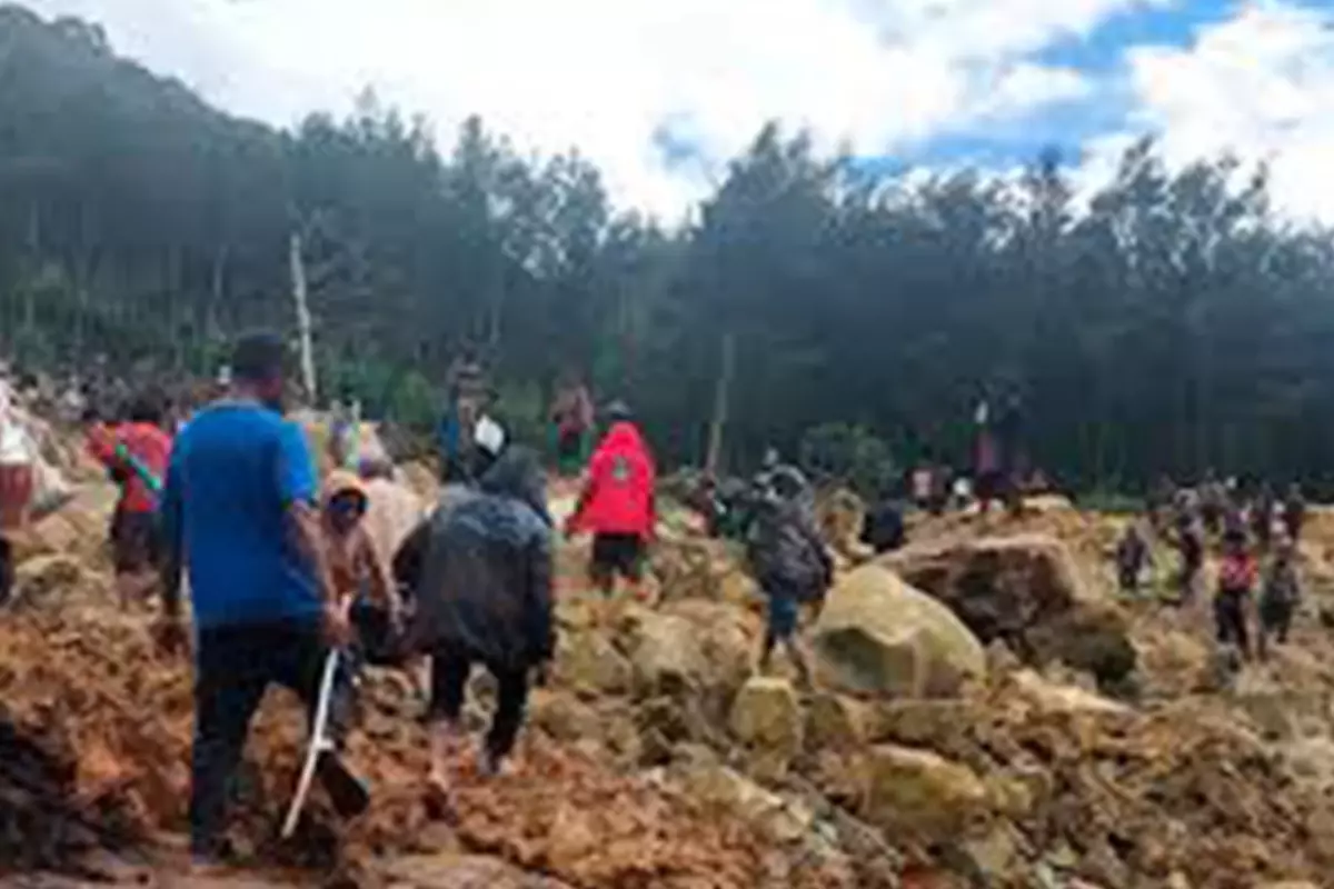 Papua Yeni Gine'deki toprak kaymasında 21 kişi hayatını kaybetti