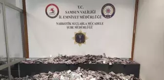 Samsun'da 110 Bin 600 Uyuşturucu Hap Ele Geçirildi