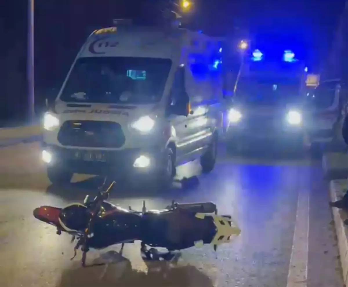 Düzce'de Motosiklet ve Taksi Kazası: İki Yaralı