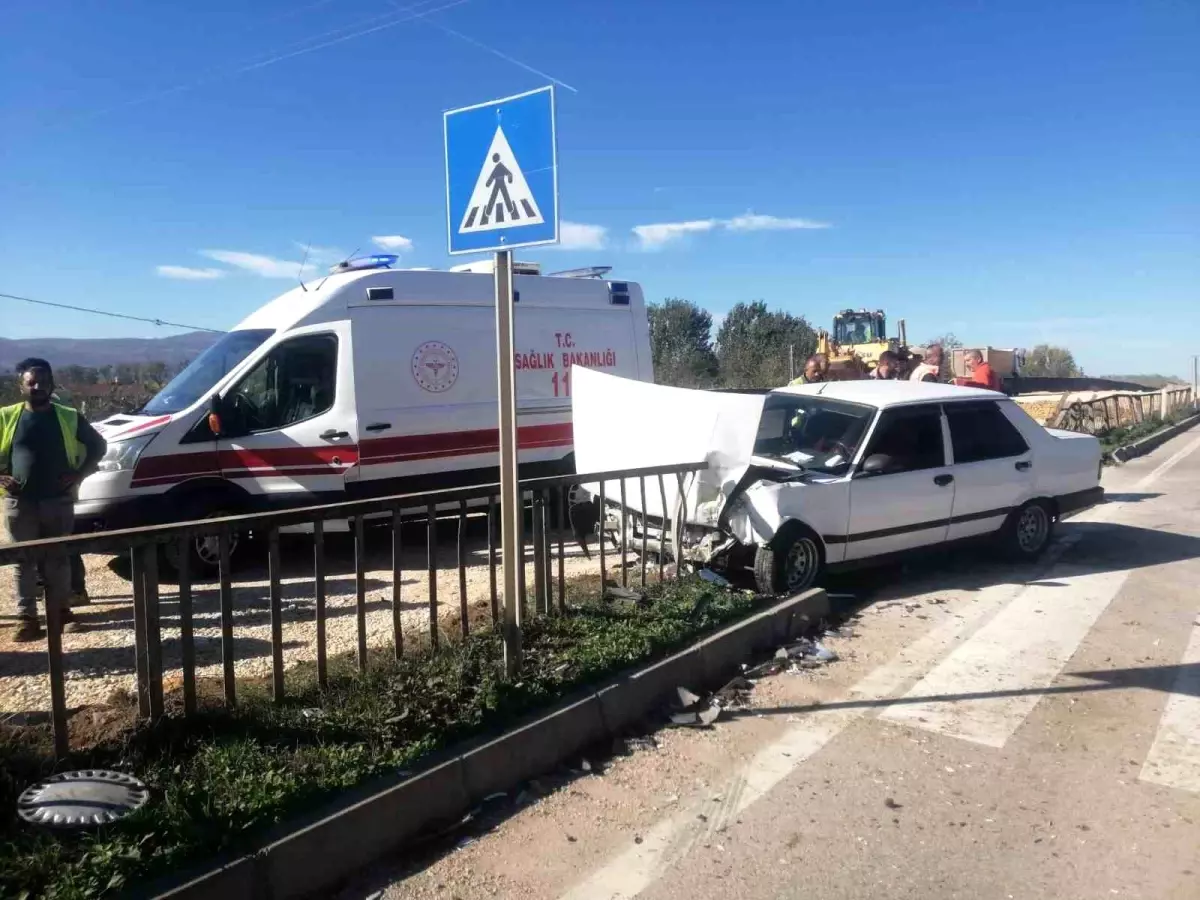 Tokat'ta İki Otomobil Çarpıştı: 1 Yaralı
